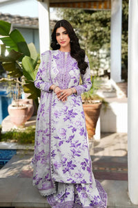 ANEELAS UNSTICH PRINTED LAWN EMBROIDERY DRESS 3 PIECE 518