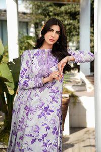 ANEELAS UNSTICH PRINTED LAWN EMBROIDERY DRESS 3 PIECE 518